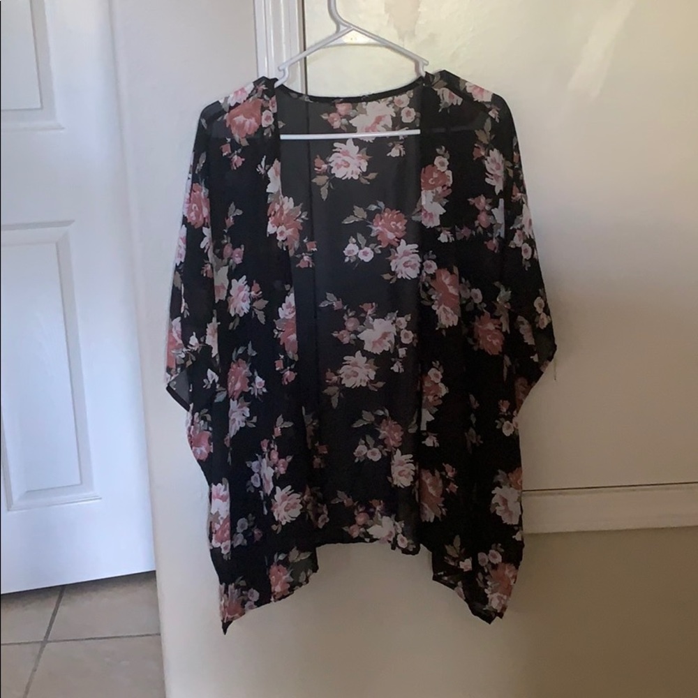 Sheer Kimono top